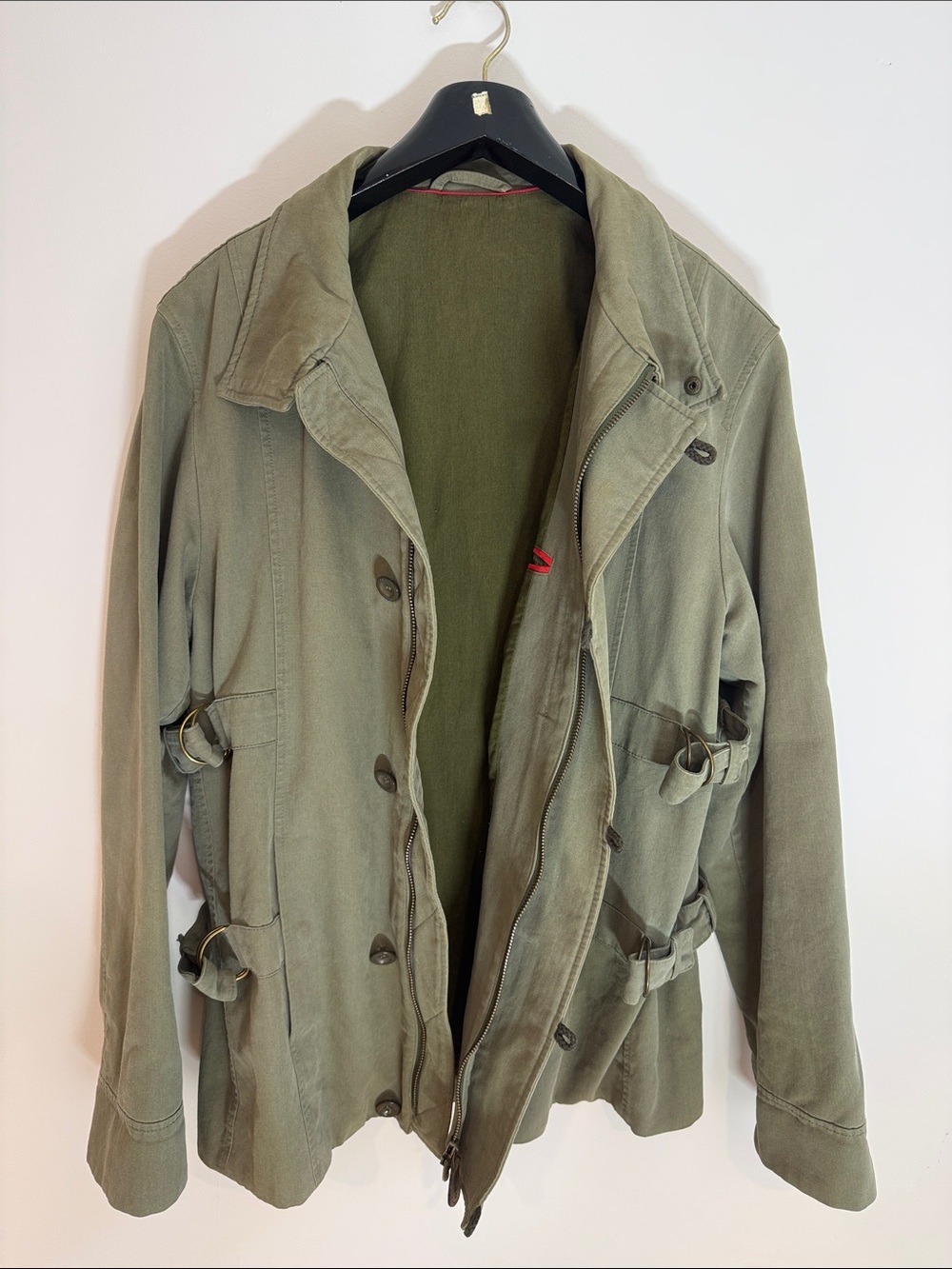 HUGO Olive Green Military Field Jacket